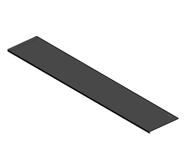 Aluminium-Firstblech Modulbreiten 1590mm-1640mm