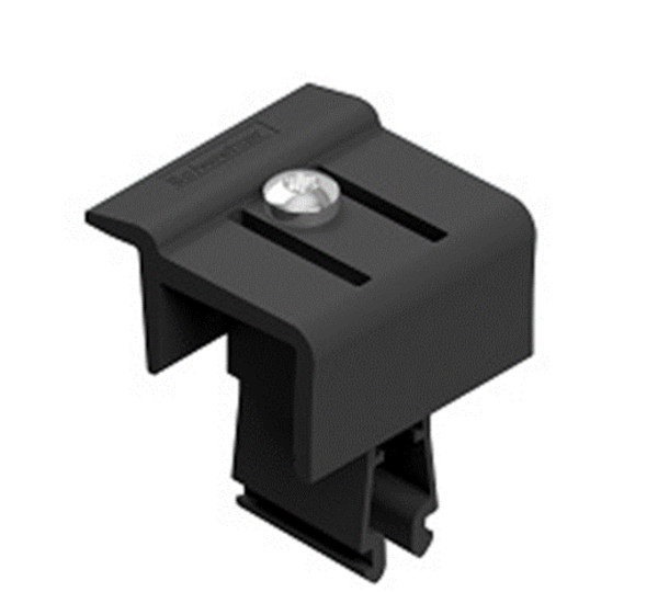 Endklemme MSP-PR-ECB 28-45 mm, schwarz (SU=12)