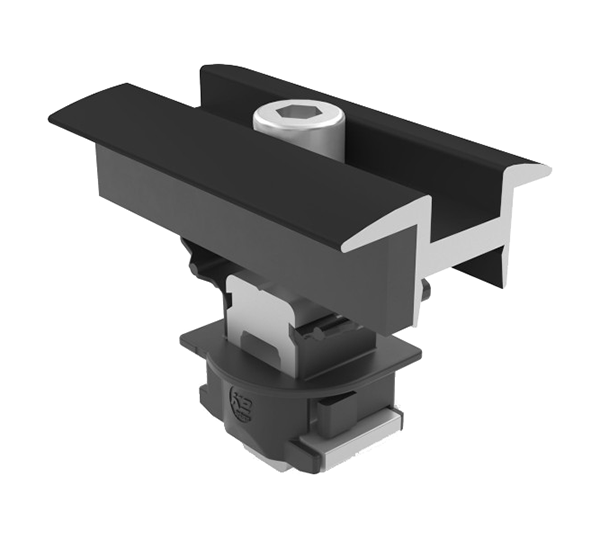 MC Facade Clamp 25-40 Set, black (SU=20)